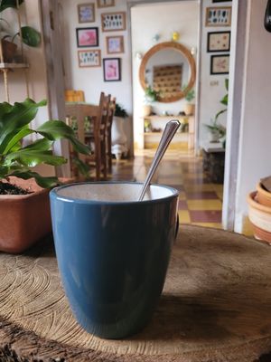 chocolate caliente at El Jardín de Jardín in Jardin