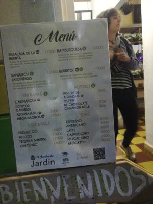 Only two vegan options. No desserts. at El Jardín de Jardín in Jardin