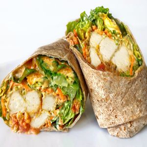 Buffalo Chick’n Wrap  at The Gray Zebra in Los Angeles