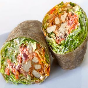 Buffalo Chick’n Wrap   at The Gray Zebra in Los Angeles