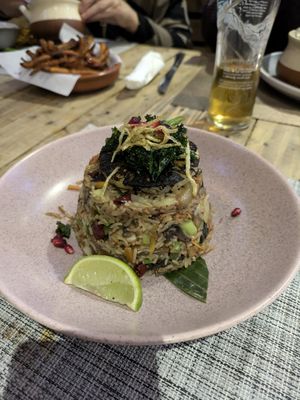 Nasi goreng at Ayubowan in Glossop