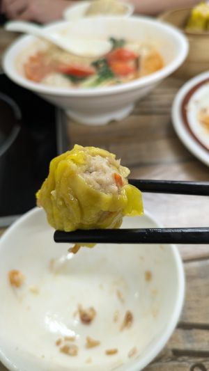 Siumai vegan dim sum at Sin Sin Fong - 善膳坊 in Kowloon
