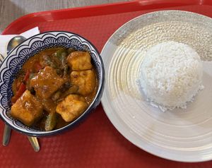 Vegan Kaeng Panaeng  at Lemongrass Thai Street Food in Sheffield