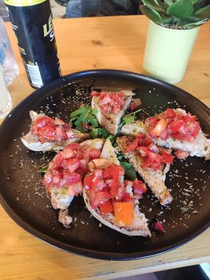 Bruschetta at Umami Bakery Bistrot in Ercolano