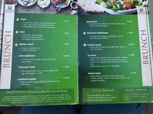 Brunch menu at Umami Bakery Bistrot in Ercolano