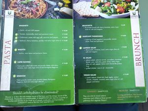 Pasta menu at Umami Bakery Bistrot in Ercolano