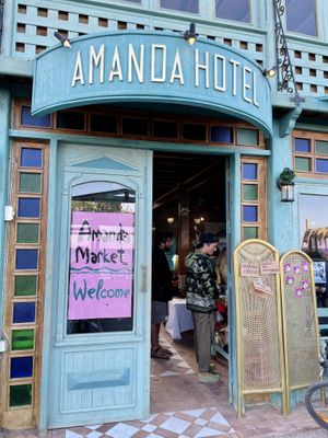 Entrance  at Amanda Market in Dahab
