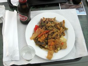 Vegan options at Salsa Verde in Evora