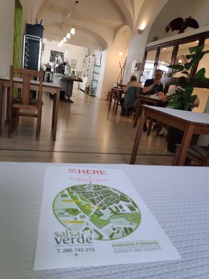 Wide space at Salsa Verde in Evora