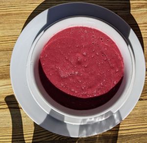 Salmorejo at Tetería Almedina Baraka in Almeria