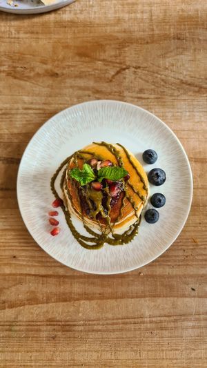 Vegan Pancakes m. Pistaziencreme at Smuk in Heilbronn