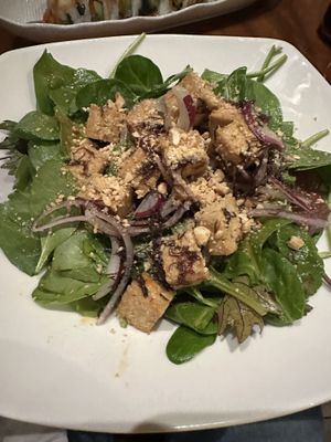 Poke salad   at Tane Vegan Izakaya in Berkeley