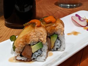 Point Reyes specialty roll at Tane Vegan Izakaya in Berkeley