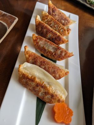 Gyoza at Tane Vegan Izakaya in Berkeley