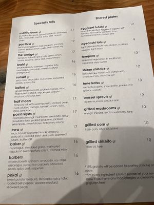   at Tane Vegan Izakaya in Berkeley