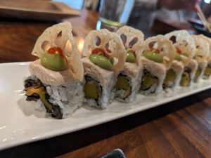 Manila Dune Specialty Roll at Tane Vegan Izakaya in Berkeley