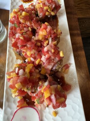 half moon  at Tane Vegan Izakaya in Berkeley