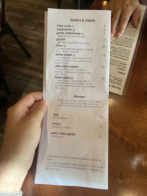   at Tane Vegan Izakaya in Berkeley