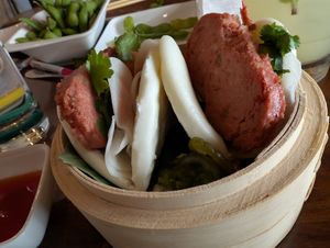 Da Bao at Tane Vegan Izakaya in Berkeley