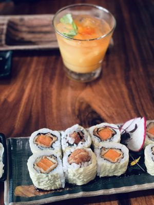Sweet potato roll  at Tane Vegan Izakaya in Berkeley