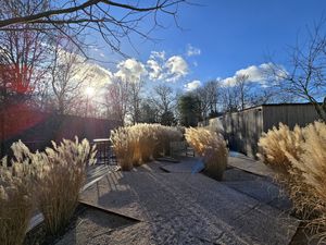 Outside terrace at Vege•ta•ble in Wortegem-petegem