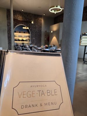 Menu at Vege•ta•ble in Wortegem-petegem