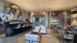 Restaurant room at Vege•ta•ble in Wortegem-petegem