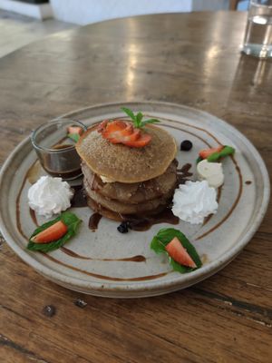 Vegan Buttermilk Pancakes at Alchemy in Ubud