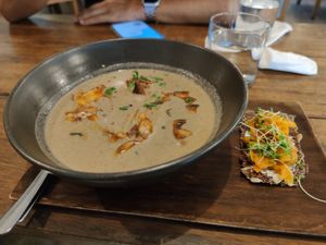 Mushroom Soup at Alchemy in Ubud