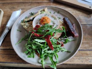 Vegan Mungbean Crepe at Alchemy in Ubud