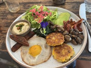 Champion Breakfast Plate  at Alchemy in Ubud