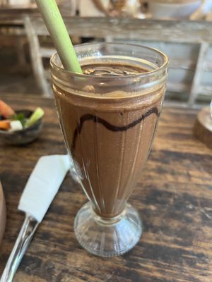 Chocolate Maca Smoothie  at Alchemy in Ubud