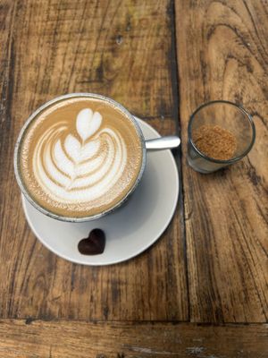 latte 🤎  at Alchemy in Ubud