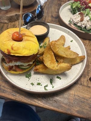 burger  at Alchemy in Ubud