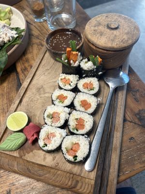 sushi  at Alchemy in Ubud