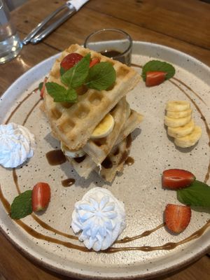 waffle  at Alchemy in Ubud