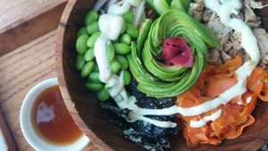 Vegan bowl  at Alchemy in Ubud