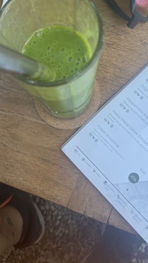 Forrest smothie (they claim to plant a tree for every ordered)  at Alchemy in Ubud