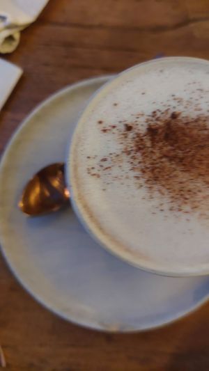 Vegan chai latte  at Alchemy in Ubud