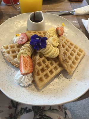 Waffles   at Alchemy in Ubud