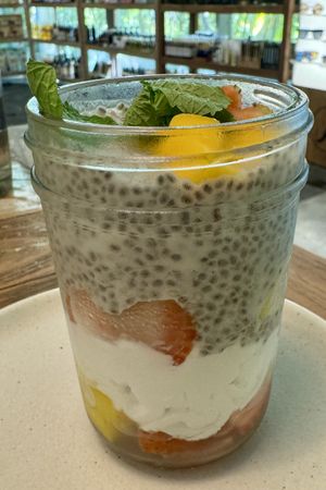 Chia puddingg  at Alchemy in Ubud