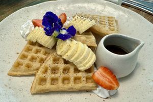 Fluffy Wafflee  at Alchemy in Ubud