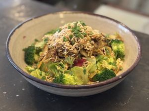 Asian “Chicken” Salad  at Alchemy in Ubud