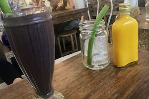 Heavy metal smoothie  at Alchemy in Ubud