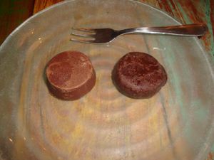 peanut butter cup and peppermint patty at Alchemy in Ubud