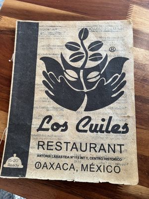   at Cafe Los Cuiles in Oaxaca