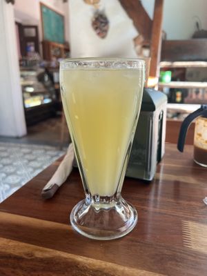   at Cafe Los Cuiles in Oaxaca