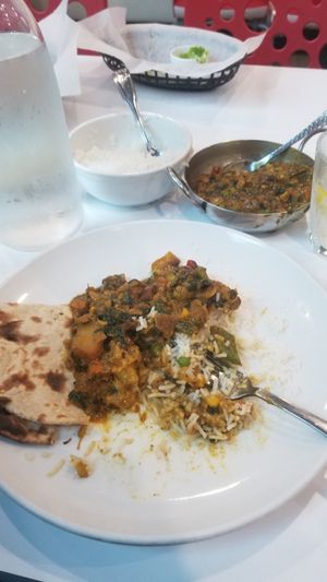 Some kind of tasty curry at Persis Indian Grill in Cookeville