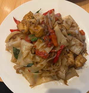 drunken noodles   at TRY THAI in Front Royal