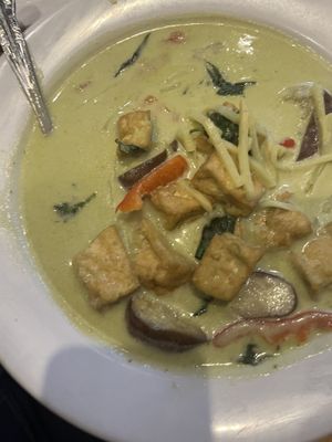 green curry   at TRY THAI in Front Royal